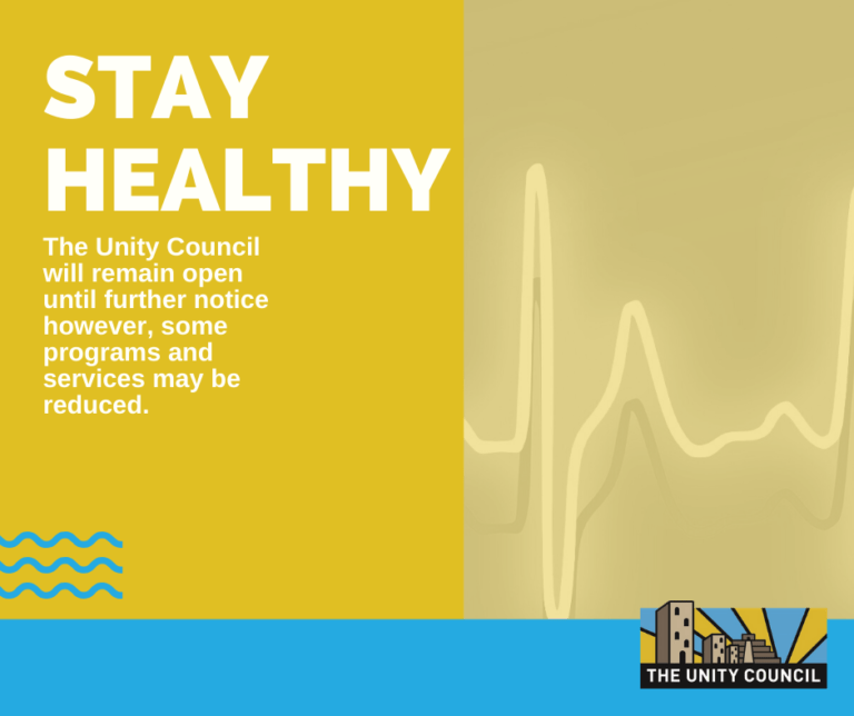 stay healthy – The Unity Council