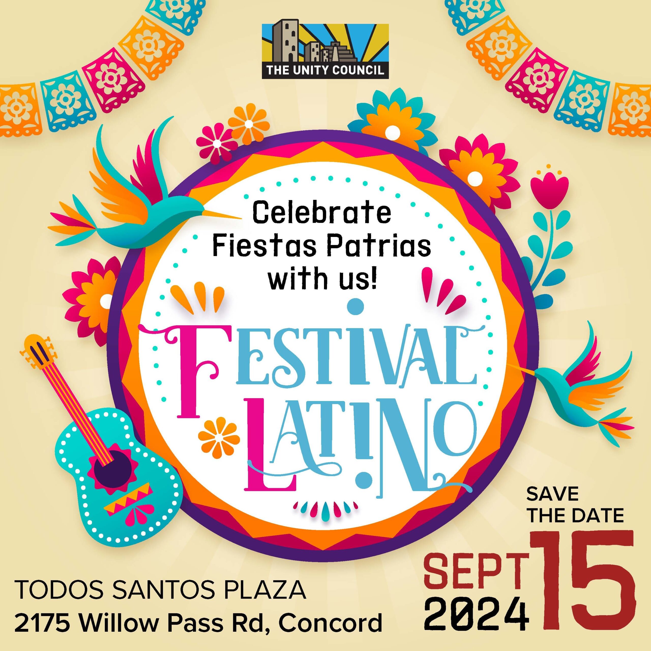 Save the Date: The Unity Council’s 3rd Annual Festival Latino Comes to Todos Santos Plaza