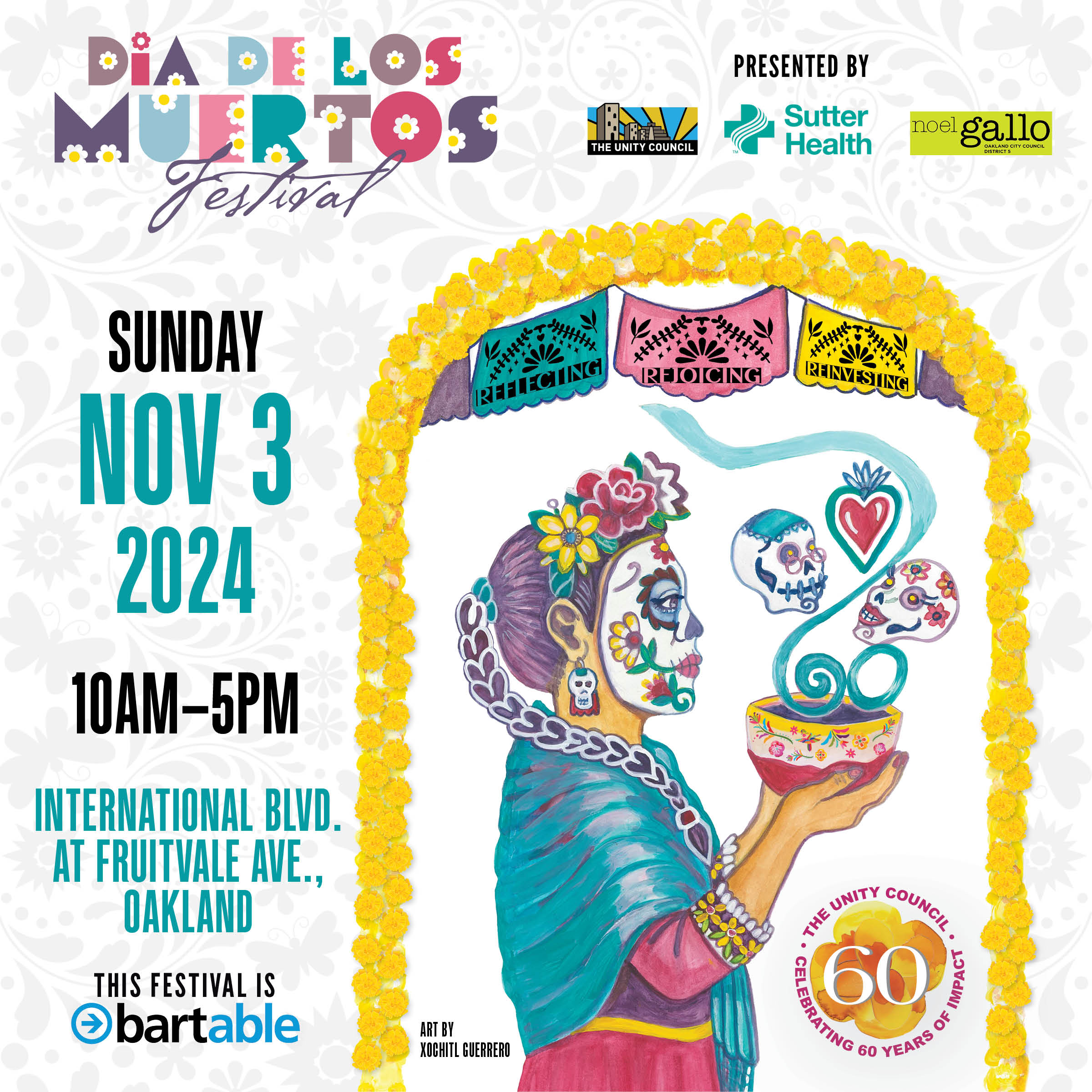 Unveiling the Official Poster for Oakland’s 2024 Día de los Muertos Festival