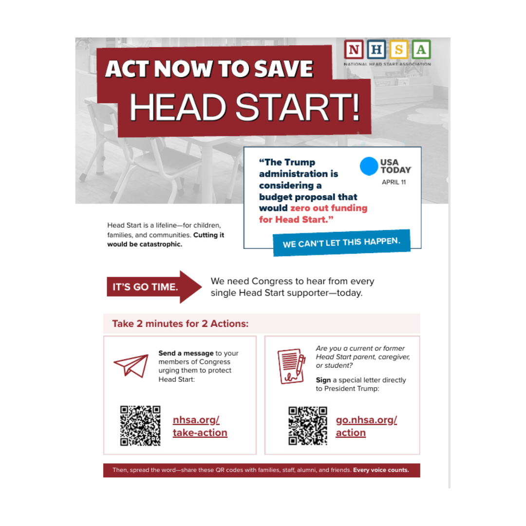 Support Head Start—Take Action Now