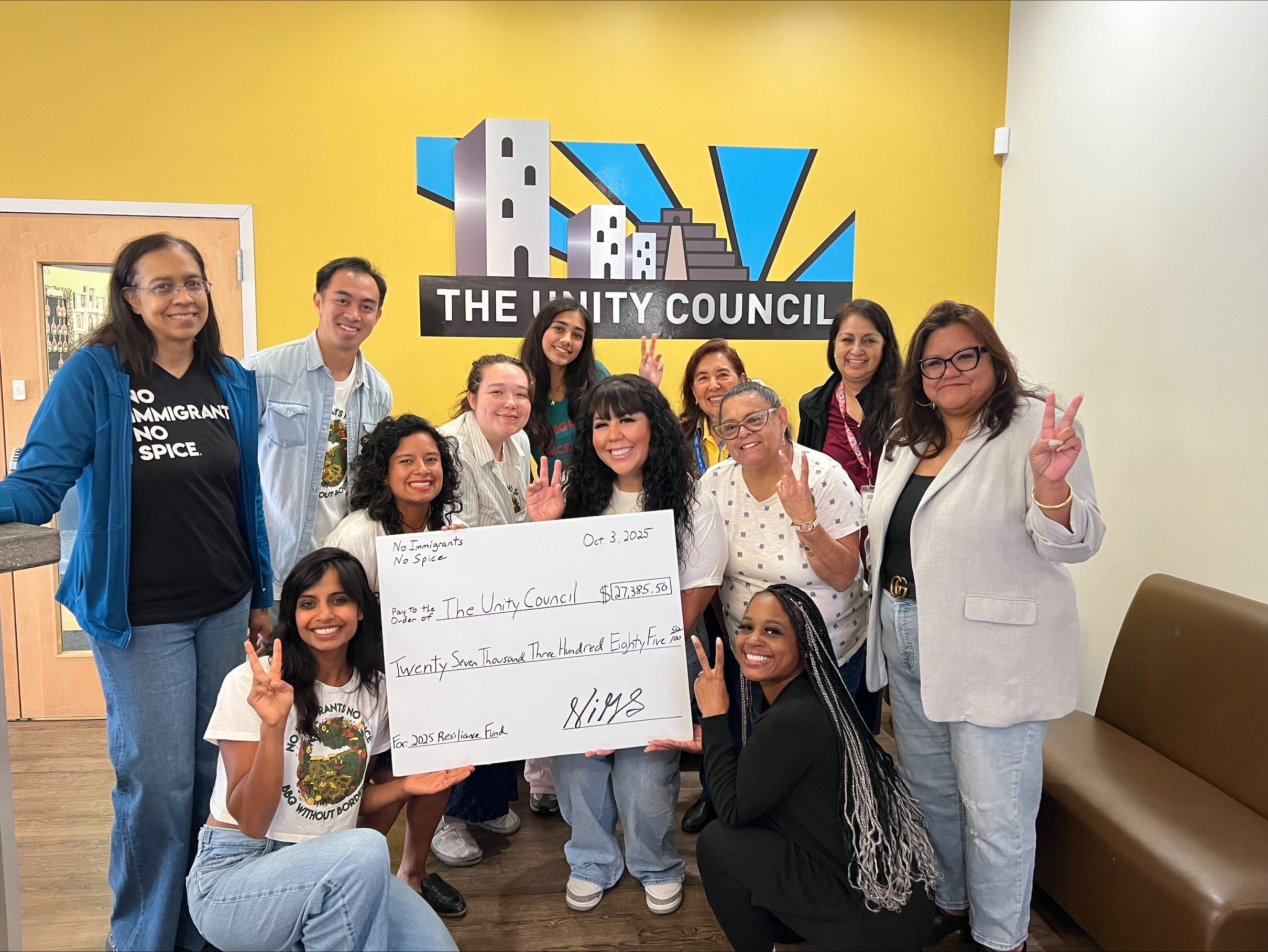 Thanks to our incredible community, BBQ Without Borders 2025 raised over $27,000 in mutual aid!