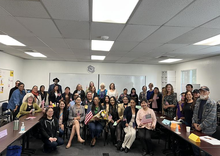 Congresswoman Lateefah Simon Visits The Unity Council’s Citizenship Class